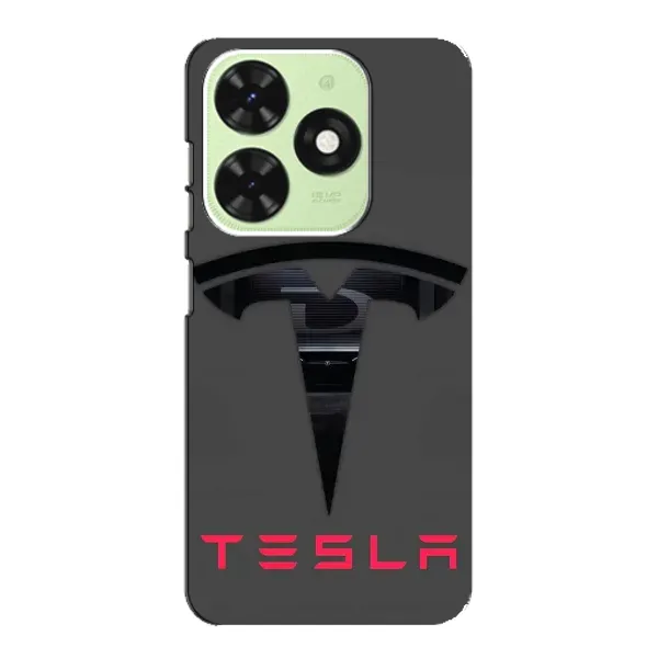 Чехол с рисунком «Logo TESLA» для TECNO Pop 8