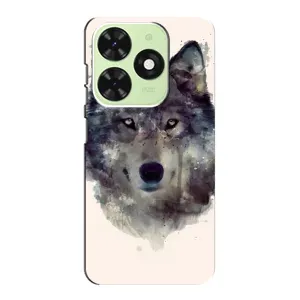 Чехол с Волком на Tecno Pop 8 (Волк)