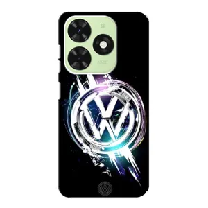 Чехол "Фольксваген" для Tecno Pop 8 (Volkswagen на черном)