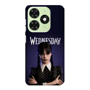 Чохол з картинкою Венсдей на Tecno Pop 8 (Wednesdey)