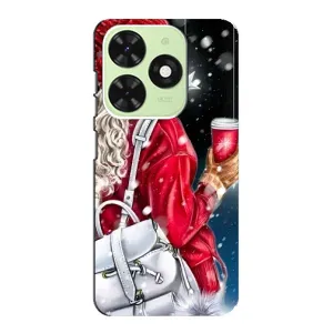 Чехлы на Новый Год Tecno Pop 8 (Зима пришла)
