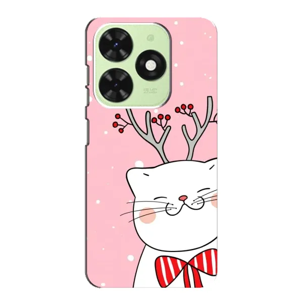 Чехол с рисунком «Зимний кот» для TECNO Pop 8 Чехол с рисунком «Зимний кот» для TECNO Pop 8