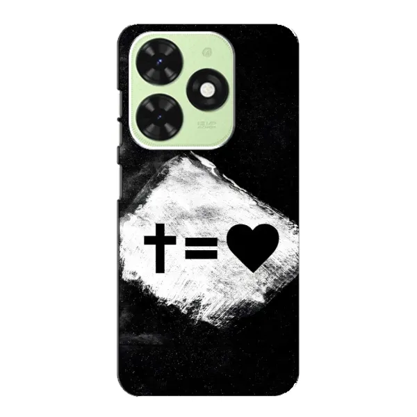 Чехол с рисунком «Значки 2» для TECNO Pop 8