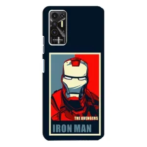 Чохол Супергерой Залізна Людина на TECNO Pova-2 (LE7n) (Art Iron man)