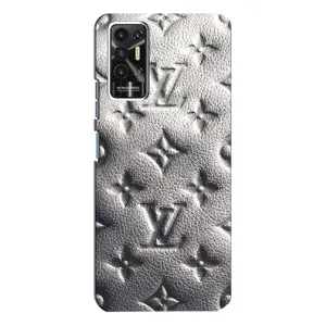 Текстурний Чохол Louis Vuitton для Техно Пова 2 (Бежевий ЛВ)