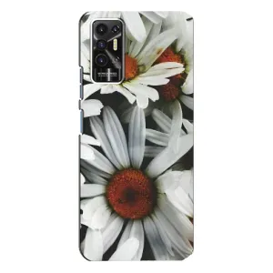 Чехол с ромашками на TECNO Pova-2 (LE7n) (Цветы Ромашки)