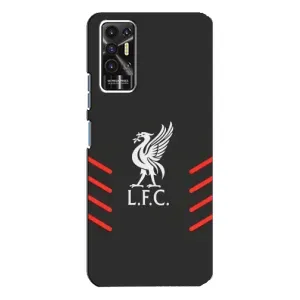 Силиконовые Чехлы принт Футбол на TECNO Pova-2 (LE7n) (Эмблема Liverpool)