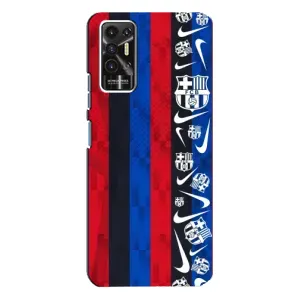 Чехол для TECNO Pova-2 (LE7n) (Барселона) (Фанат Барсы)