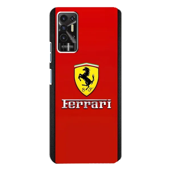 Чехол с рисунком «Ferrari Logo» для TECNO Pova 2 (LE7n) Чехол с рисунком «Ferrari Logo» для TECNO Pova 2 (LE7n)