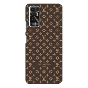 Чехол Стиль Louis Vuitton на TECNO Pova-2 (LE7n) (Фон Луи Виттон)