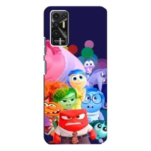 Чохол Головоломка для TECNO Pova-2 (LE7n) - (AlphaPrint) (Герої головоломки)