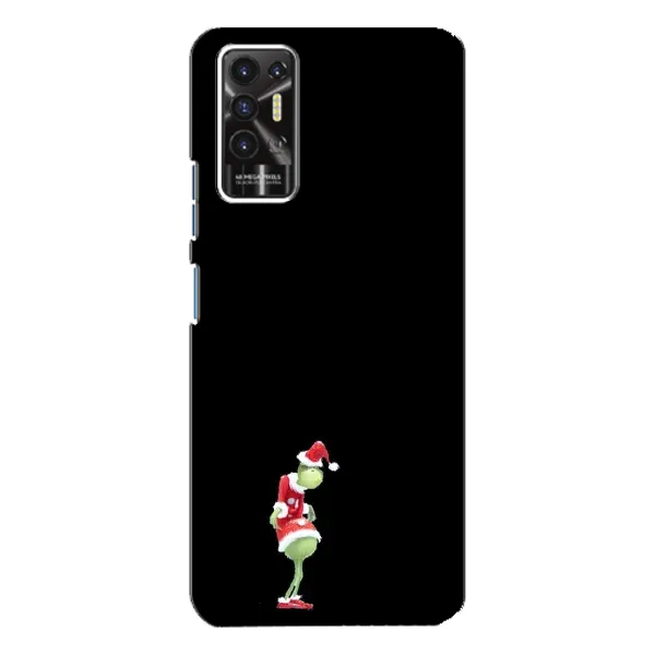Чехол с рисунком «Гринч на чорном» для TECNO Pova 2 (LE7n)