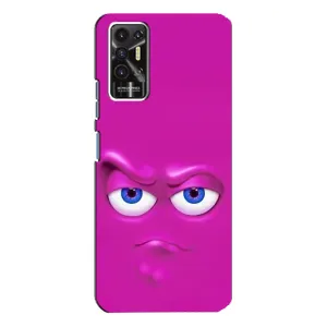 Силиконовые Чехлы (смешные стикеры) для TECNO Pova-2 (LE7n) (Хитрая мордочка)