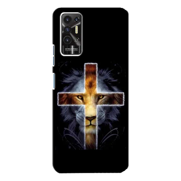 Чехол с рисунком «Иисус Лев» для TECNO Pova 2 (LE7n)