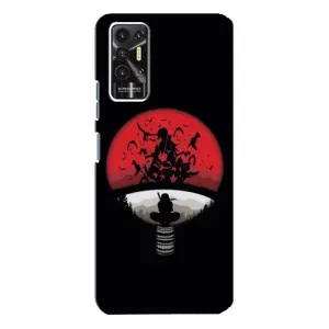 Чехлы с картинкой Итачи Учиха на TECNO Pova-2 (LE7n) (Итачи на черном)