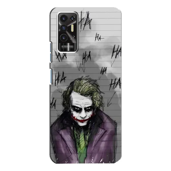 Чехол с рисунком «Joker клоун» для TECNO Pova 2 (LE7n) Чехол с рисунком «Joker клоун» для TECNO Pova 2 (LE7n)