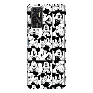 Чехлы с принтом Микки Маус на TECNO Pova-2 (LE7n) (Коллаж Микки Маус)