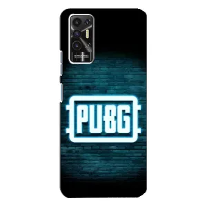 Чохол (TPU) з картинкою "Лого Пабг" на Техно Пова 2 (Лого PUBG)