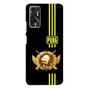 Чохол (TPU) з картинкою "Лого Пабг" на Техно Пова 2 (Логотип PUPG)