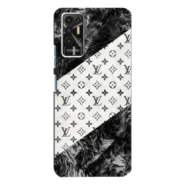 Чехол с рисунком «LV на белом» для TECNO Pova 2 (LE7n) Чехол с рисунком «LV на белом» для TECNO Pova 2 (LE7n)