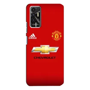 Силиконовые Чехлы принт Футбол на TECNO Pova-2 (LE7n) (Man United)
