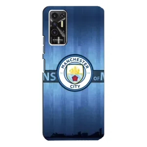 Силиконовые Чехлы принт Футбол на TECNO Pova-2 (LE7n) (ManCity)
