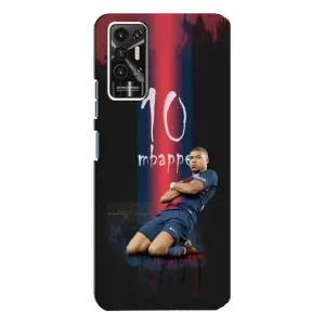 Чехол (TPU) с Футболистом на TECNO Pova-2 (LE7n) (MBAPPE 10)