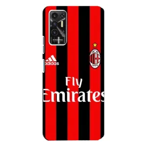 Чехлы с ТОП Футбольными клубами на TECNO Pova-2 (LE7n) (Milan)