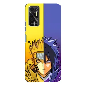 Купить Чохли на телефон з принтом Anime для TECNO Pova-2 (LE7n) (Naruto Vs Sasuke)