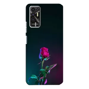 Чохли з принтом Троянд для TECNO Pova-2 (LE7n) (Нічна троянда)