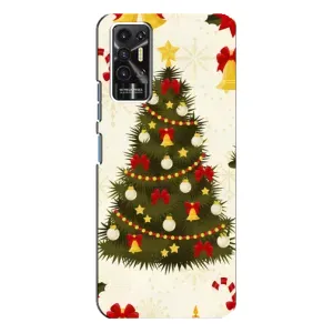 Чохол новорічна ялинка на TECNO Pova-2 (LE7n) (Новорічний принт)