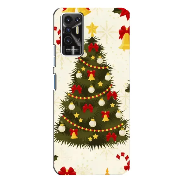 Чехол с рисунком «Новогодний принт» для TECNO Pova 2 (LE7n) Чехол с рисунком «Новогодний принт» для TECNO Pova 2 (LE7n)