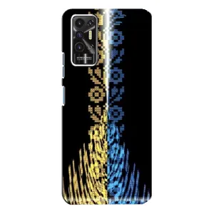Силиконовый Чехол на TECNO Pova-2 (LE7n) (Патриотическая вышиванка)