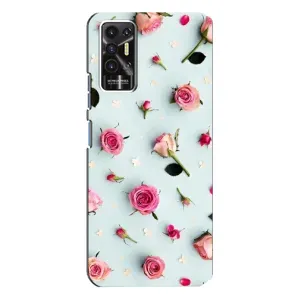 Чохли з принтом Троянд для TECNO Pova-2 (LE7n) (Різні квіти)