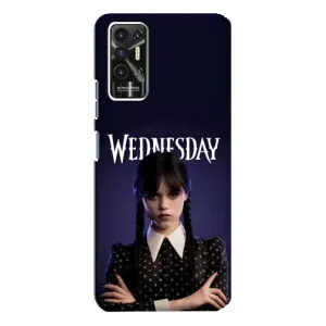 Чехлы с принтом Уэнсдей на TECNO Pova-2 (LE7n) (Wednesdey)