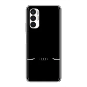 Силіконовий бампер з картинкою машини на Tecno POVA 3 (LF7n) (Сілует Audi)