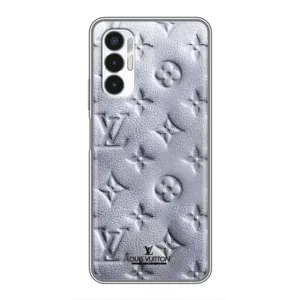 Текстурний Чохол Louis Vuitton для Техно Пова 3 (Білий ЛВ)