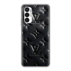 Текстурний Чохол Louis Vuitton для Техно Пова 3 (Чорний ЛВ)