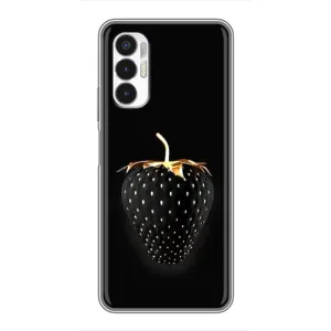 Чохол з зображенням смачної їжі для Tecno POVA 3 (LF7n) (Чорна полуниця)