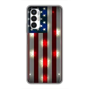Чехол Флаг USA для Tecno POVA 3 (LF7n) (Флаг США 2)