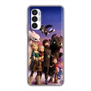 Чехол дракон Беззубик для Tecno POVA 3 (LF7n) (Герои дракона)