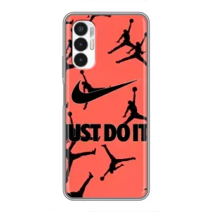 Силіконовый Чохол Nike Air Jordan на Техно Пова 3 (Just Do It)