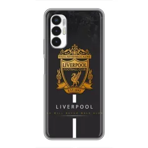 Силиконовые Чехлы принт Футбол на Tecno POVA 3 (LF7n) (Liverpool)