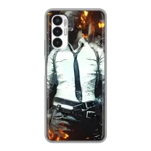 Чохол з картинкою "Герой Pubg" на Tecno POVA 3 (LF7n) (Man Пубг)