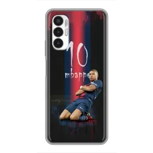 Чехол (TPU) с Футболистом на Tecno POVA 3 (LF7n) (MBAPPE 10)