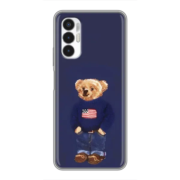 Чехол с рисунком «Мишка USA» для TECNO POVA 3 (LF7n) Чехол с рисунком «Мишка USA» для TECNO POVA 3 (LF7n)