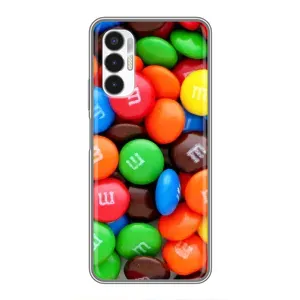 Чохол з зображенням смачної їжі для Tecno POVA 3 (LF7n) (Різнокольорові M&M'S)
