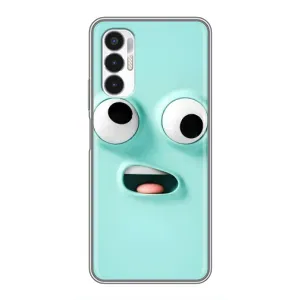 Силиконовые Чехлы (смешные стикеры) для Tecno POVA 3 (LF7n) (Забавное мятное лицо)