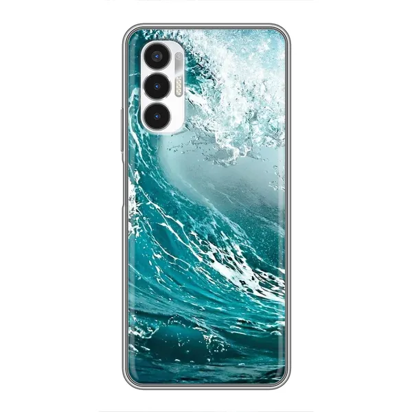 Чехол с рисунком «Морская волна» для TECNO POVA 3 (LF7n)