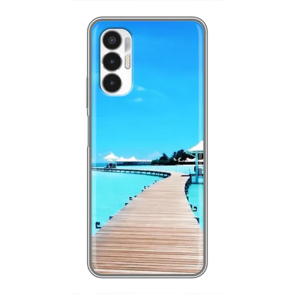 Чехол с рисунком «Набережная» для TECNO POVA 3 (LF7n)